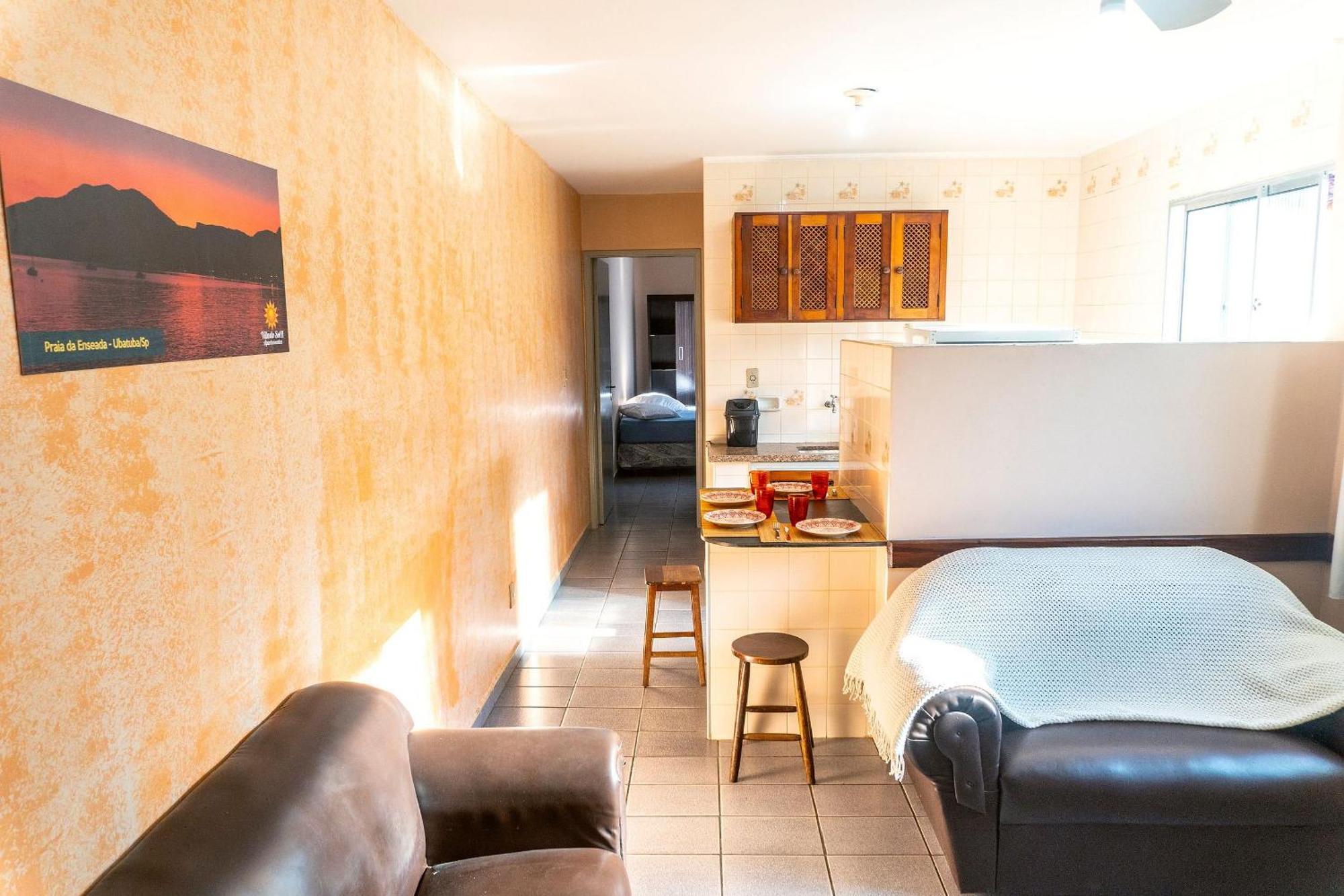 Apartamentos Incriveis Primeira Quadra Mar Wifi Ubatuba Zewnętrze zdjęcie